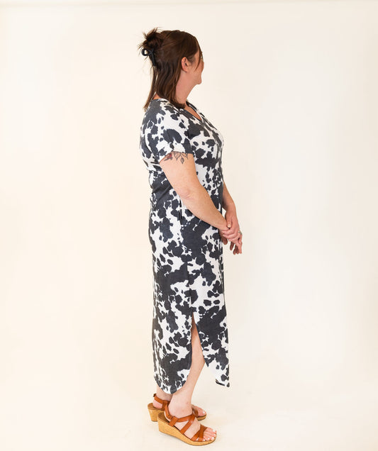 Avery Apparel Co. | Cow Print Dress