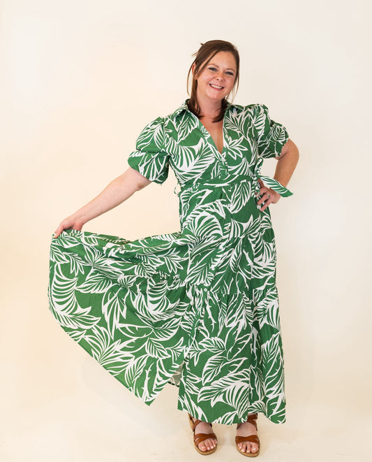 Dress Day | Green Leaf Dress